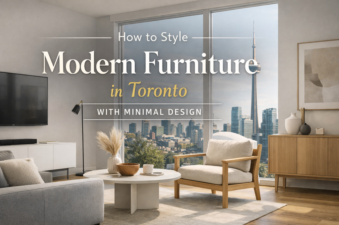 How to Style Modern Furniture in Toronto with Minimal Design