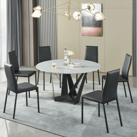 EF - 196 GREY DINING CHAIR