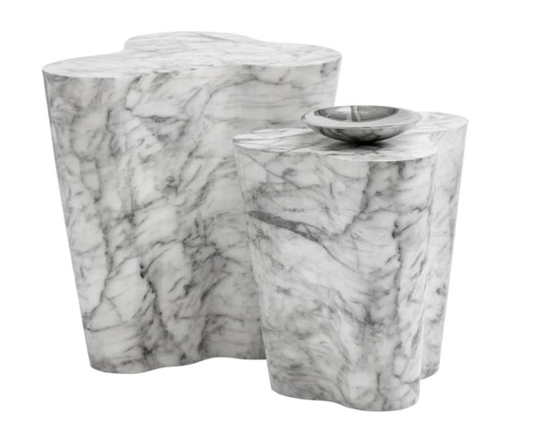 TV - SLAB MARBLE  SIDE TABLE