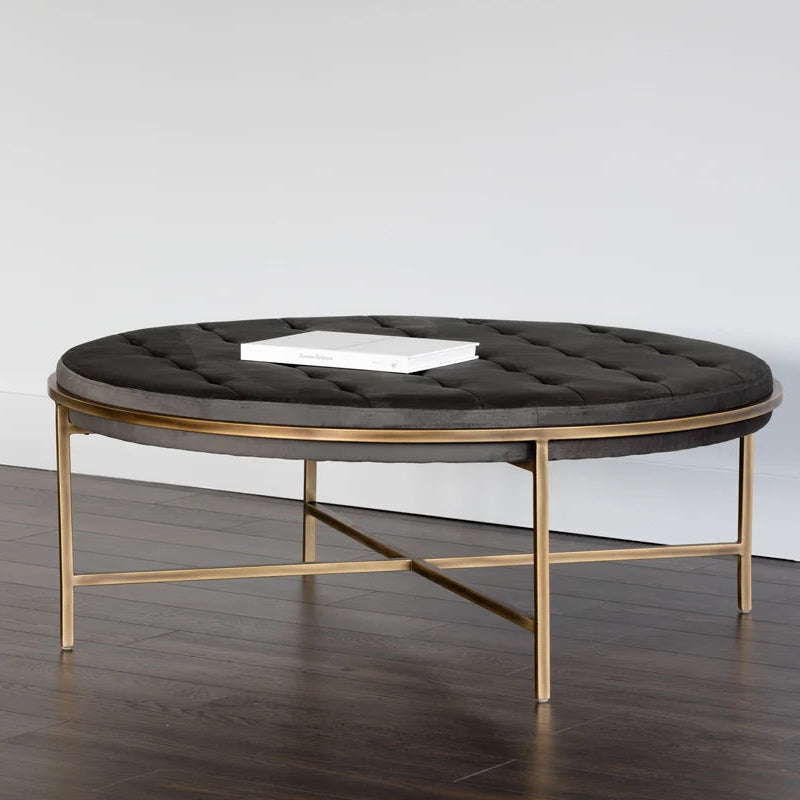 SP- ETHEL OTTOMAN - ROUND
