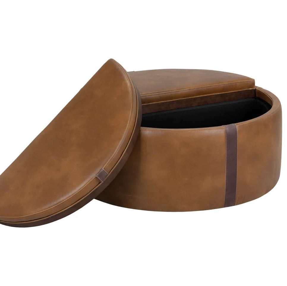 SP-BORELLI WHEELED SORAGE OTTOMAN
