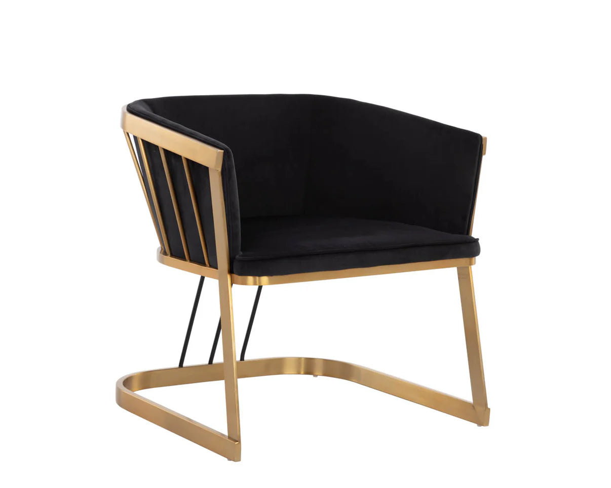SP - CAILY LOUNGE CHAIR BLACK