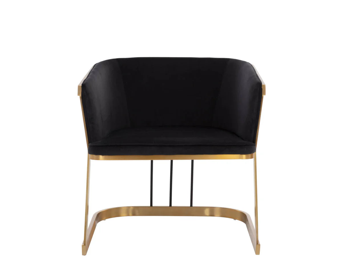SP - CAILY LOUNGE CHAIR BLACK