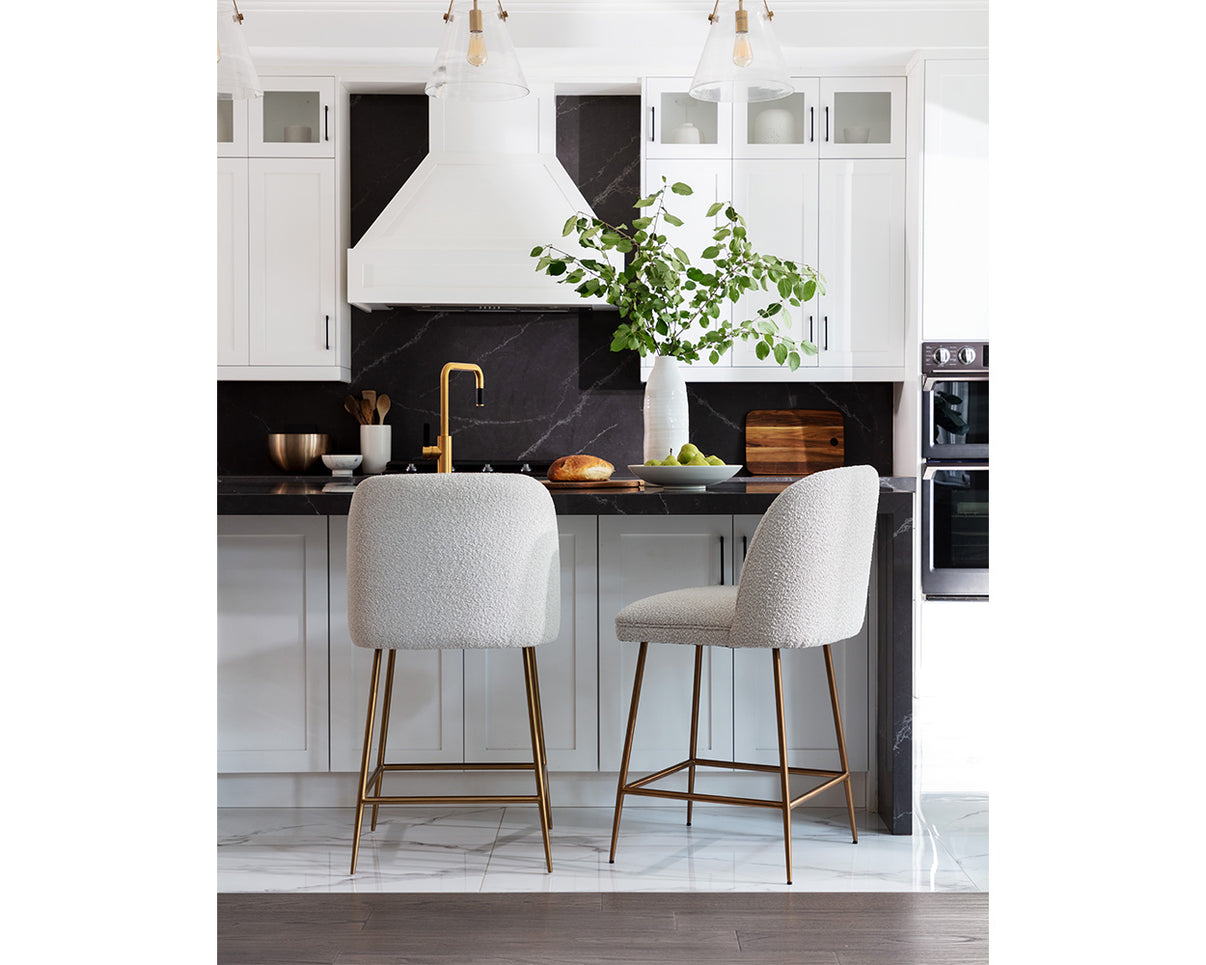SP - KELTY COUNTER STOOL - GOLD