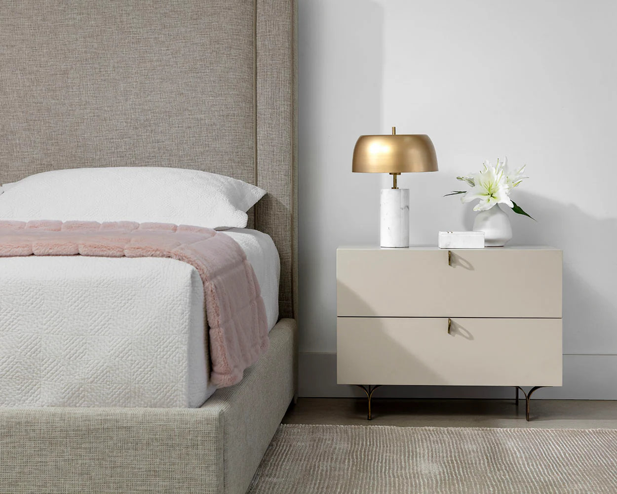 SP - CELINE CREAM NIGHTSTAND - LARGE