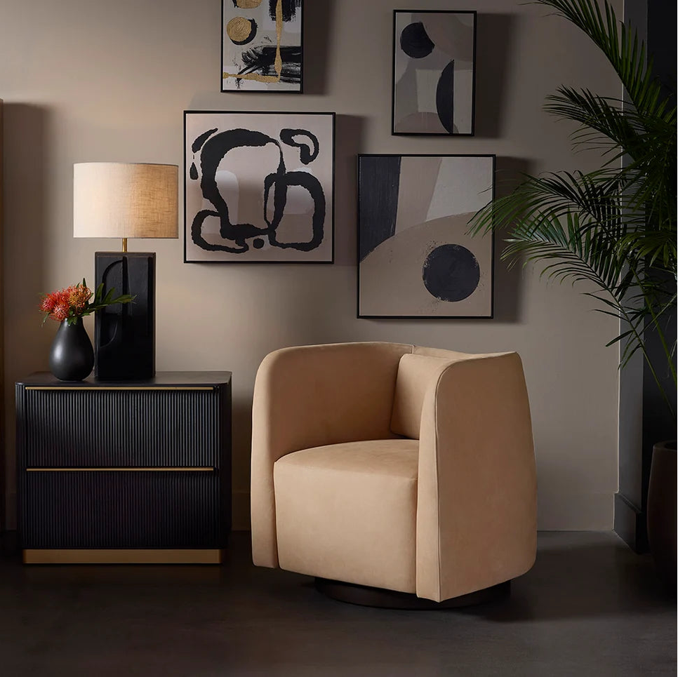 SP-EMILIE SWIVEL LOUNGE CHAIR