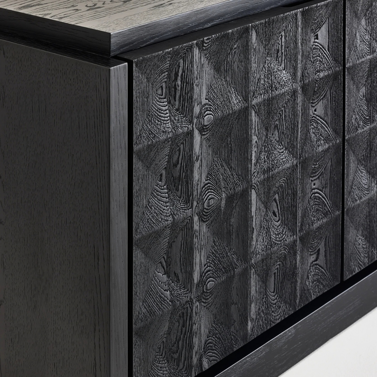 MB-MOSS SIDEBOARD WIDE IN MATTE BLACK OAK