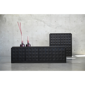 MB-MOSS SIDEBOARD WIDE IN MATTE BLACK OAK