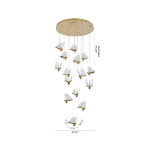 BT - PAPILLON CHANDELIER