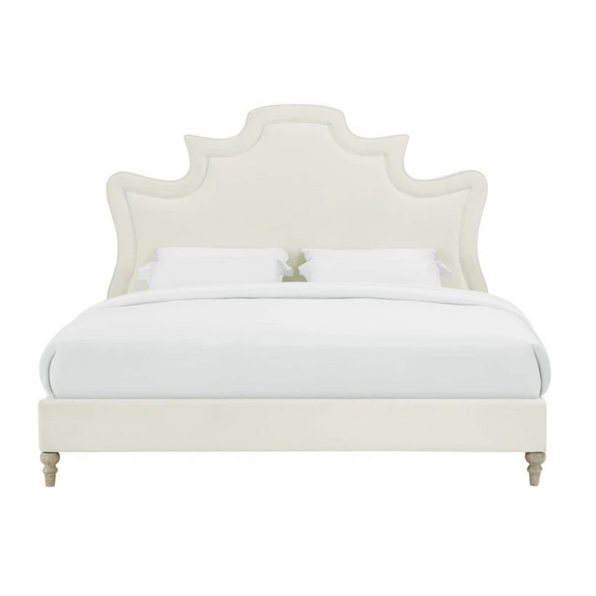 TV-SERENITY CREAM PERFORMANCE VELVET BED