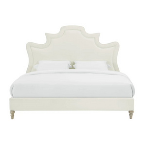 TV-SERENITY CREAM PERFORMANCE VELVET BED
