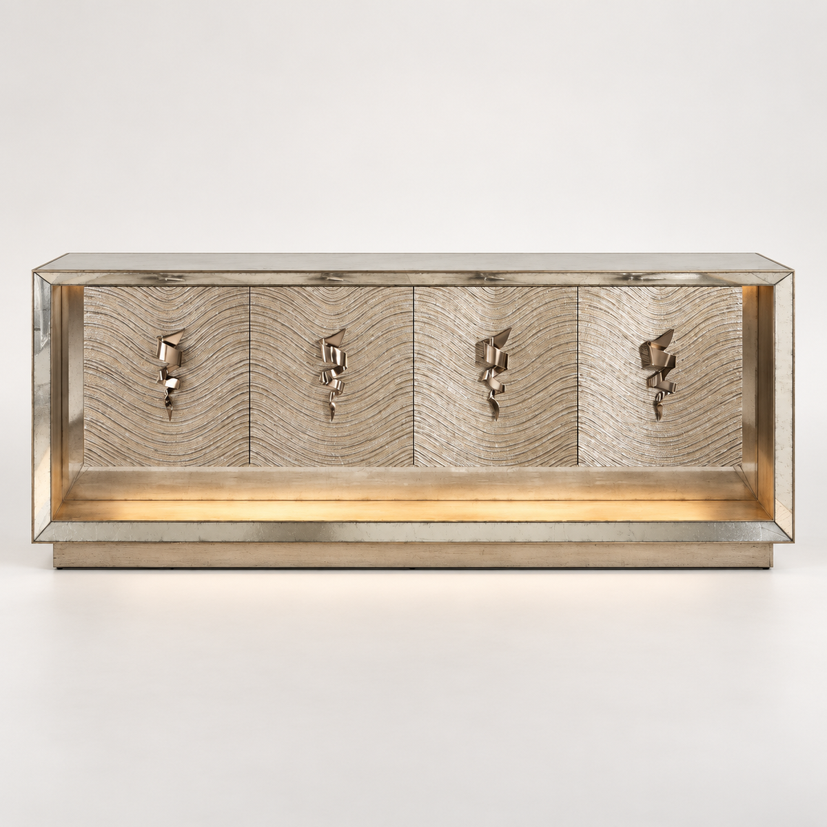 JR-MOON SHADOW FOUR-DOOR LIGHTED SIDEBOARD