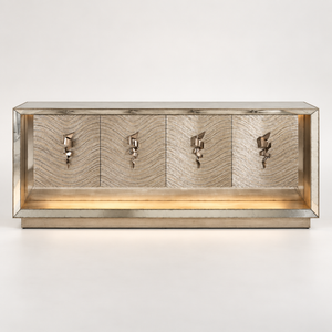 JR-MOON SHADOW FOUR-DOOR LIGHTED SIDEBOARD