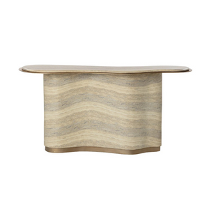 SP-ISOLA CONCOLE TABLE - TRAVERTINE