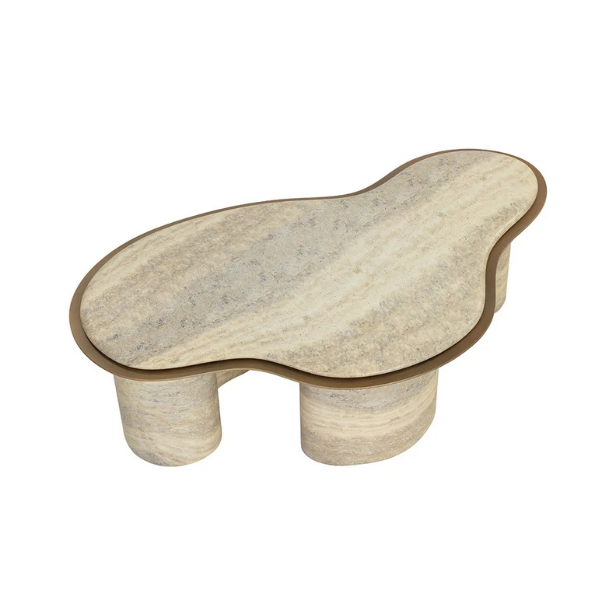 SP-ISOLA COFFEE TABLE - TRAVERTINE LOOK
