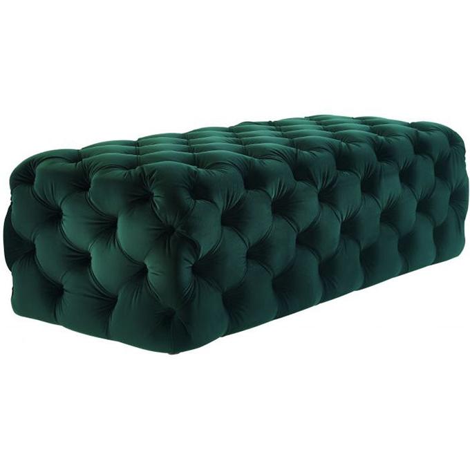 TV - KAYLEE JUMBO VELVET OTTOMAN