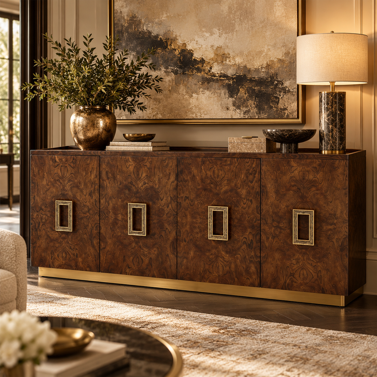 JR-ELWYN FOUR DOOR CREDENZA