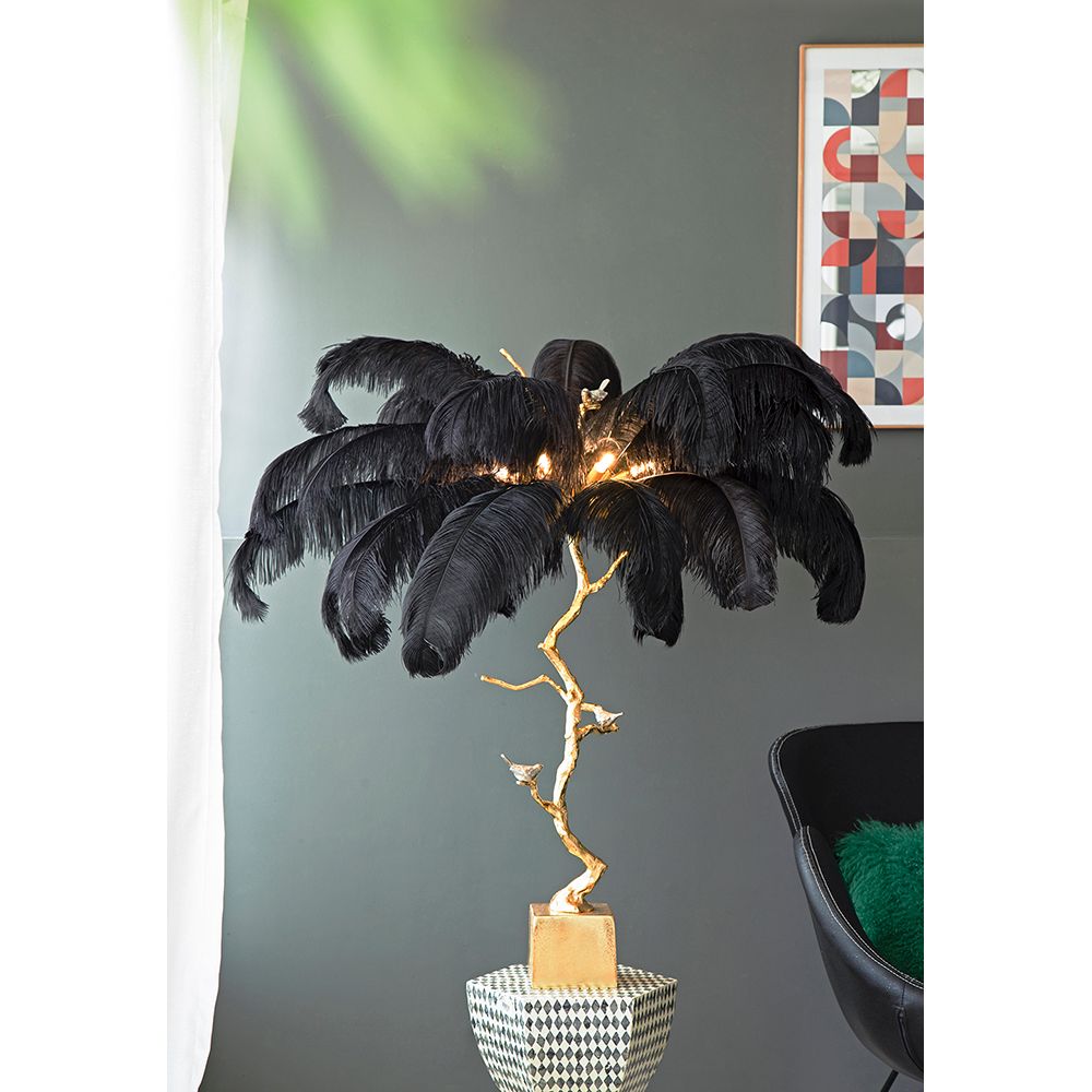 AB - FEATHER TABLE LAMP