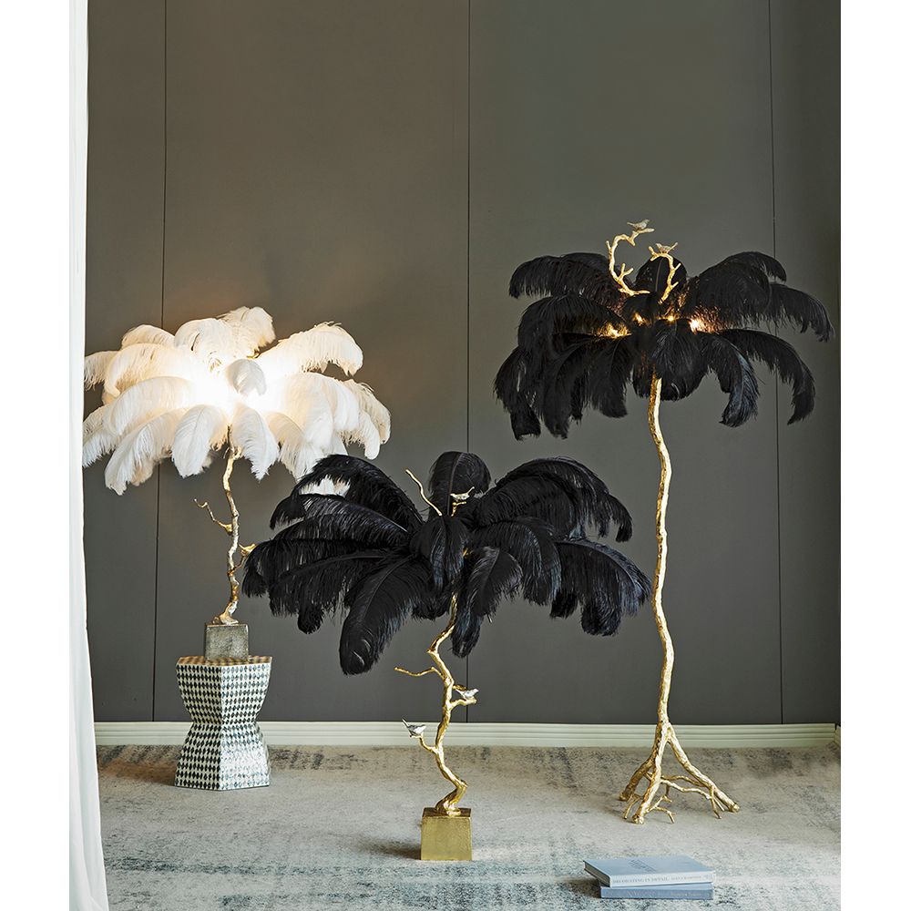 AB - FEATHER TABLE LAMP