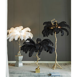 AB - FEATHER TABLE LAMP