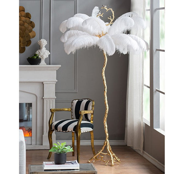 AB - FEATHER FLOOR LAMP