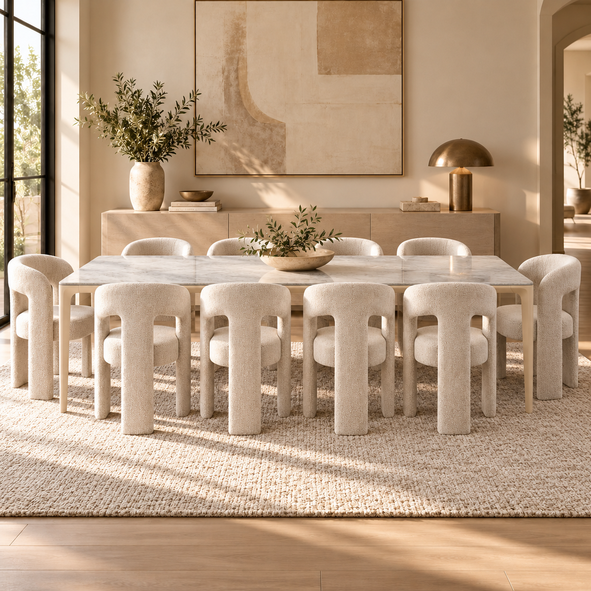 MB-CYMAN INDOOR & OUTDOOR DINING TABLE IN 86