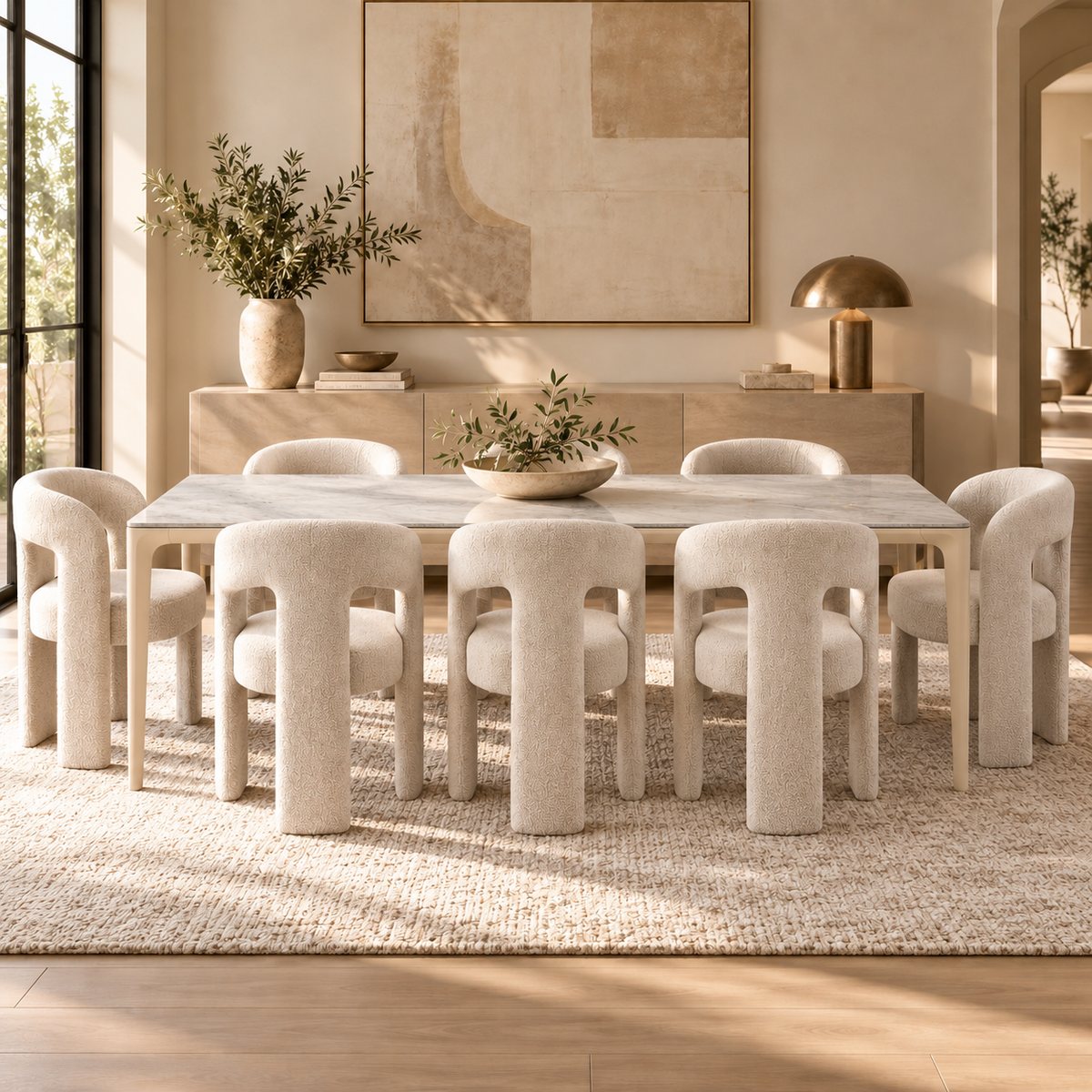 MB-CYMAN INDOOR & OUTDOOR DINING TABLE IN 86