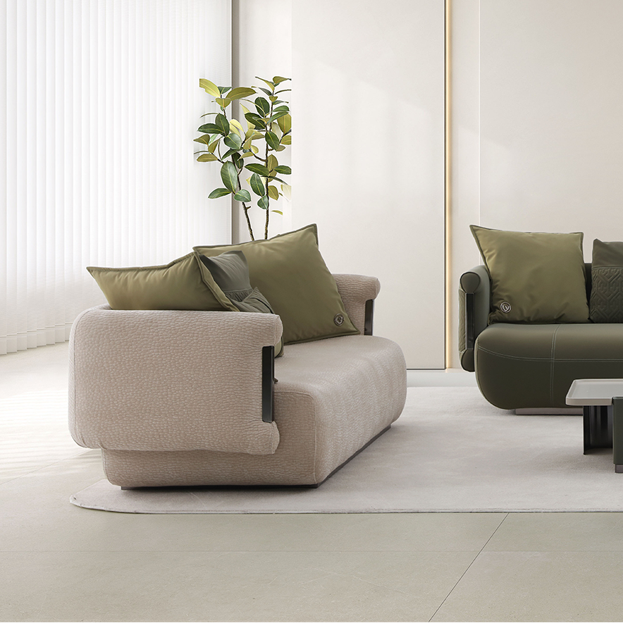 AJ - EMERALD THREE-SEATER SOFA