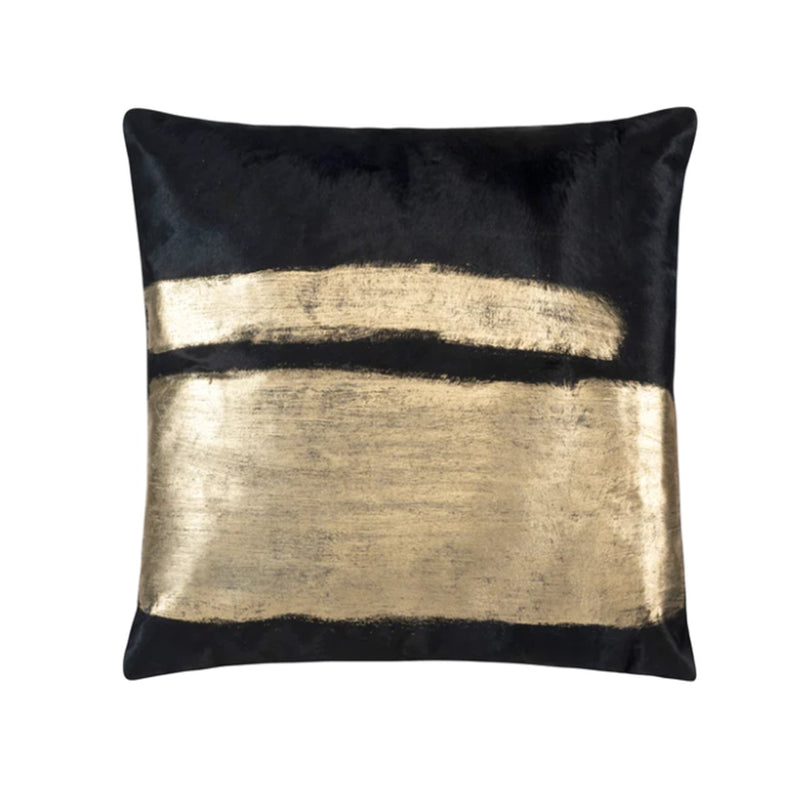 C9 - AMAI NAVY HAIRON HIDE VELVET BLACK  PILLOW