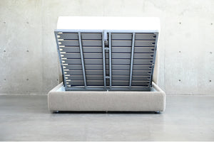 MB - HARLOW UPHOLSTERED STORAGE BED