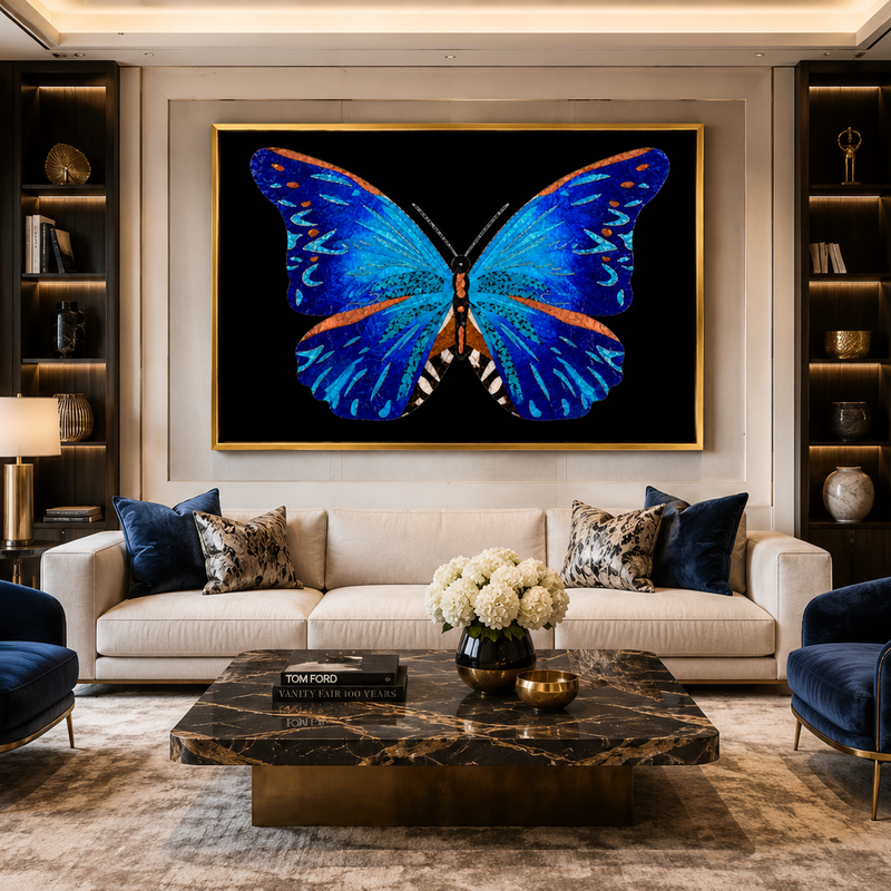 CR - BUTTERFLY WALL ART