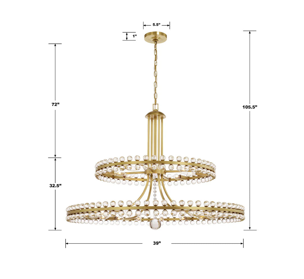 CR - CLOVER CHANDELIER