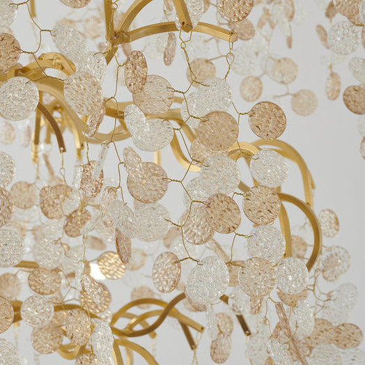 BT - CHAMPAGNE PETAL CHANDELIER