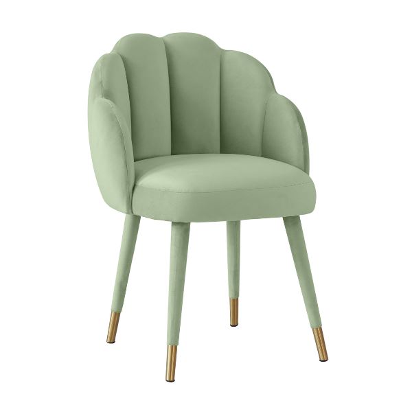 TV - GARDENIA VELVET DINING CHAIR