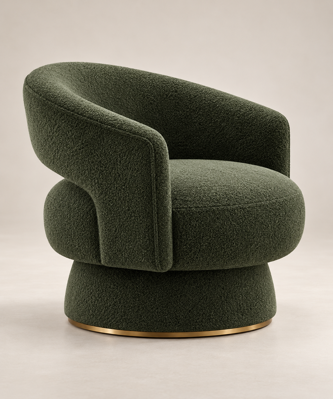 DL - Tango Emerald Green Swivel Accent Chair