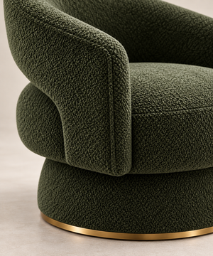 DL - Tango Emerald Green Swivel Accent Chair