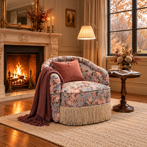 TV-PAMELA TASSELEDLOUNGE ACCENT CHAIR