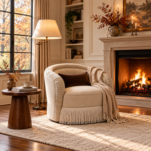 TV-PAMELA TASSELEDLOUNGE ACCENT CHAIR
