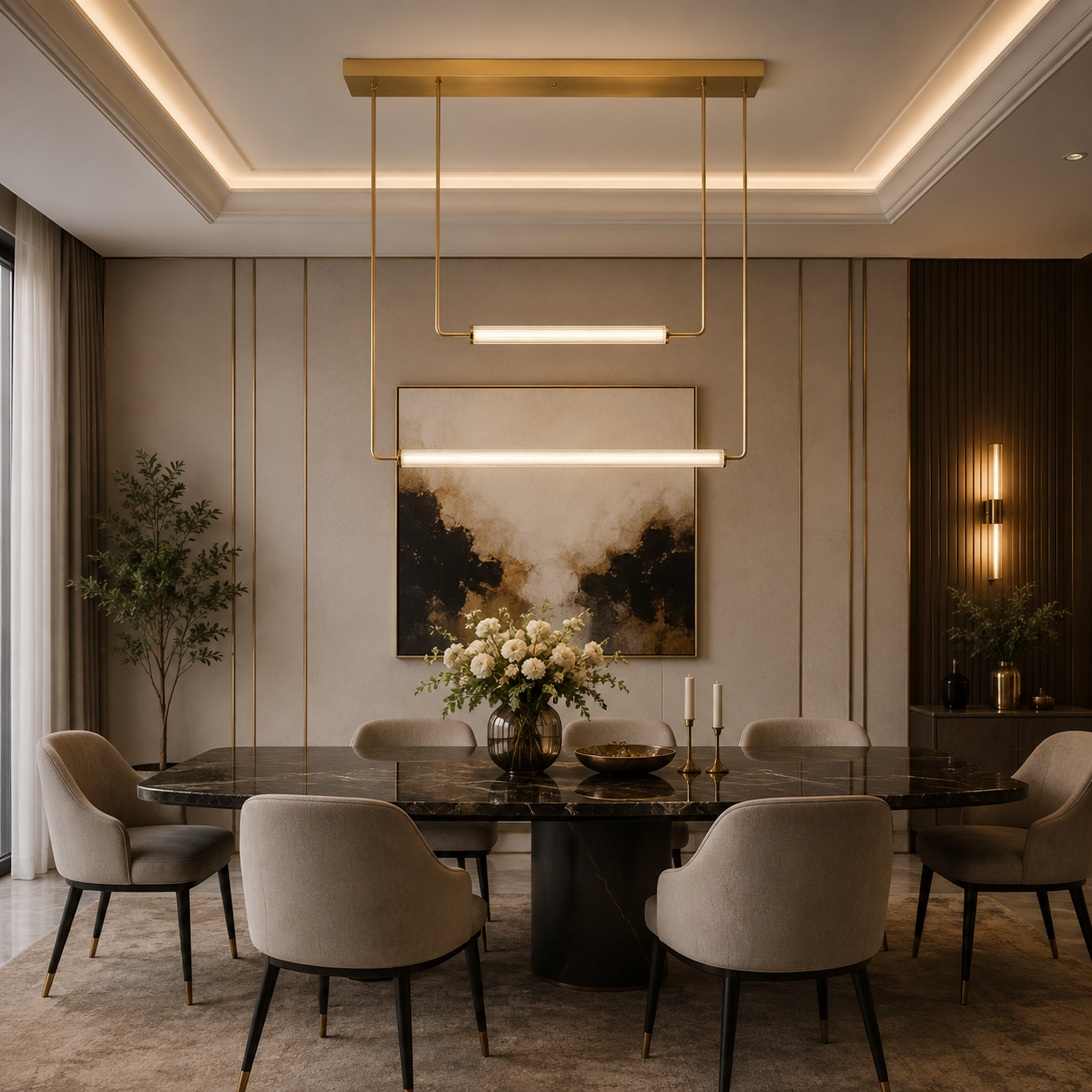 BT - DC04C43G CHANDELIER