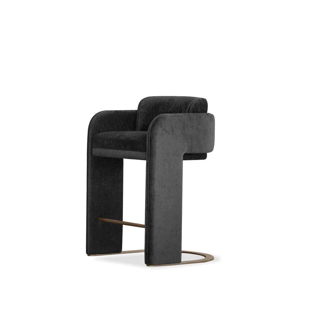 MB-LARK COUNTER STOOL CARBON BLACK