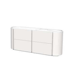 MB-BURROW DOUBLE DRESSER 4-DRAWERS IN WHITE