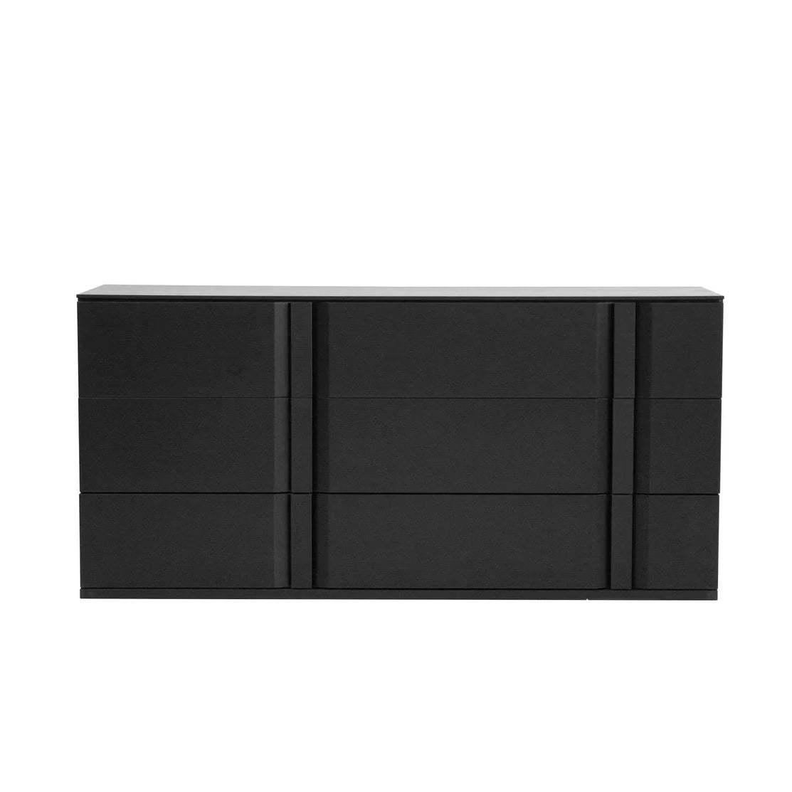 MB-CARBON DOUBLE DRESSER IN BLACK