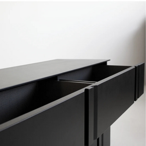 MB-CARBON DOUBLE DRESSER IN BLACK