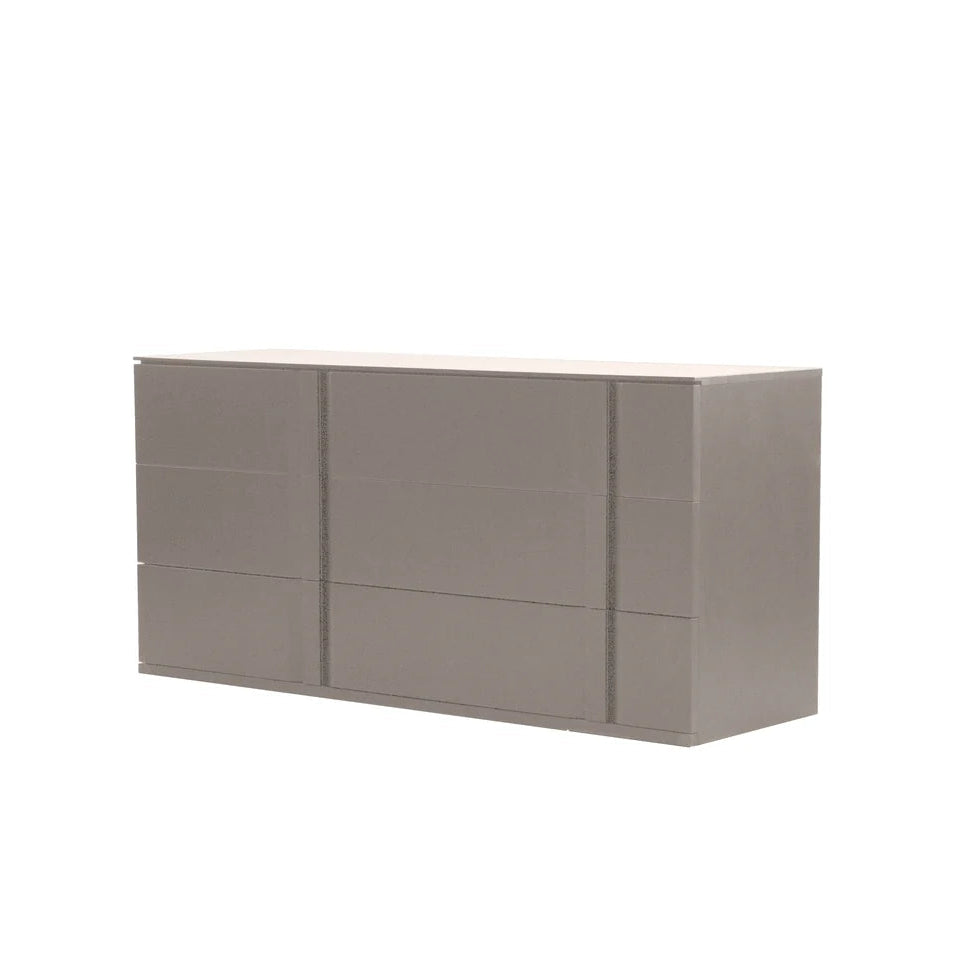 MB-CARBON DOUBLE DRESSER IN BLACK