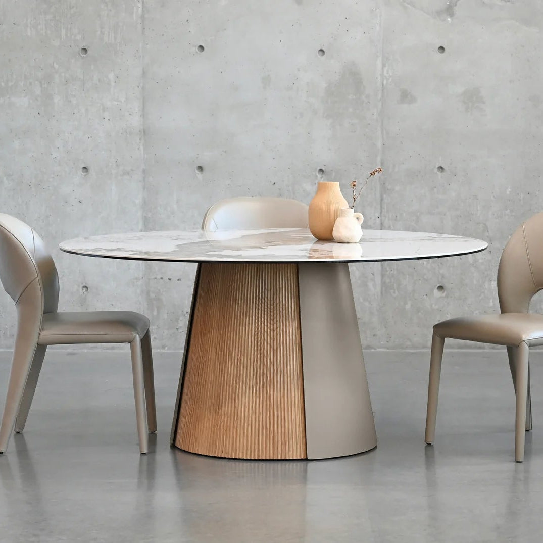 MB-GAIA DINING TABLE ROUND 63