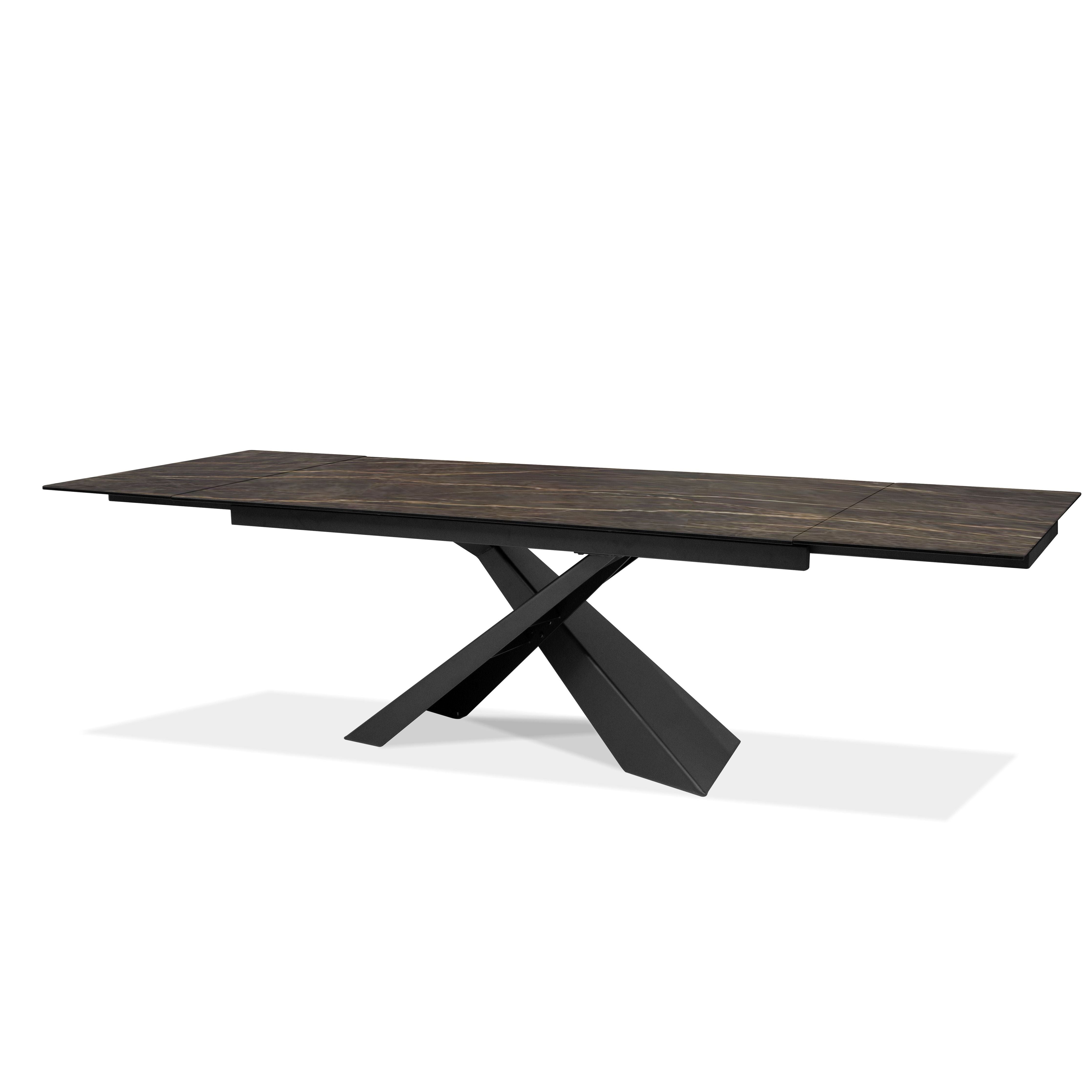 MB- CENTURY DOUBLE EXTENSION DINING TABLE