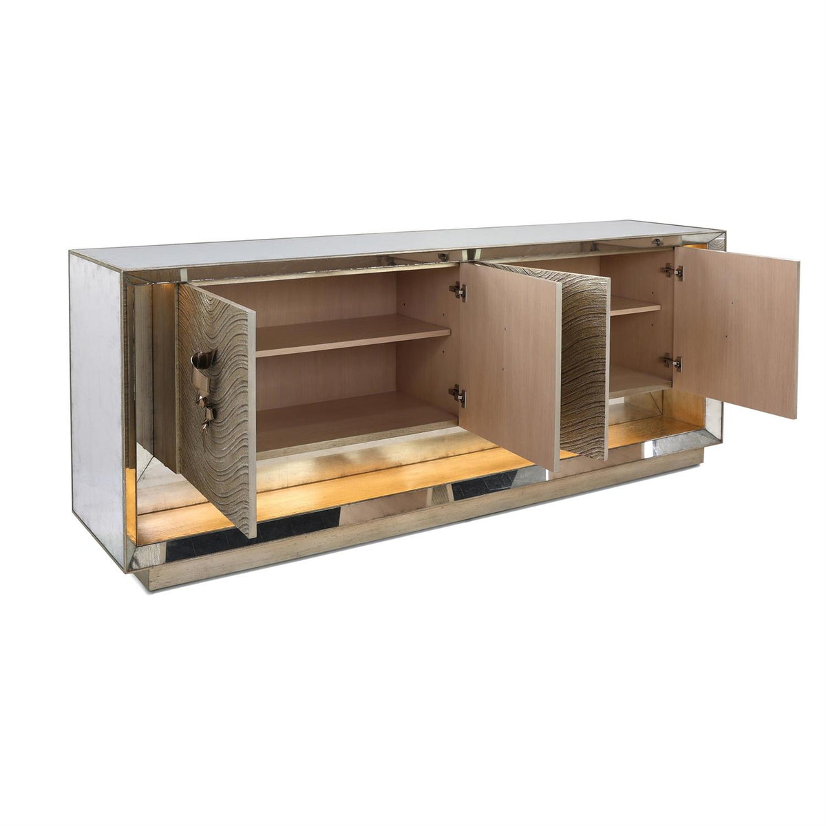 JR-MOON SHADOW FOUR-DOOR LIGHTED SIDEBOARD