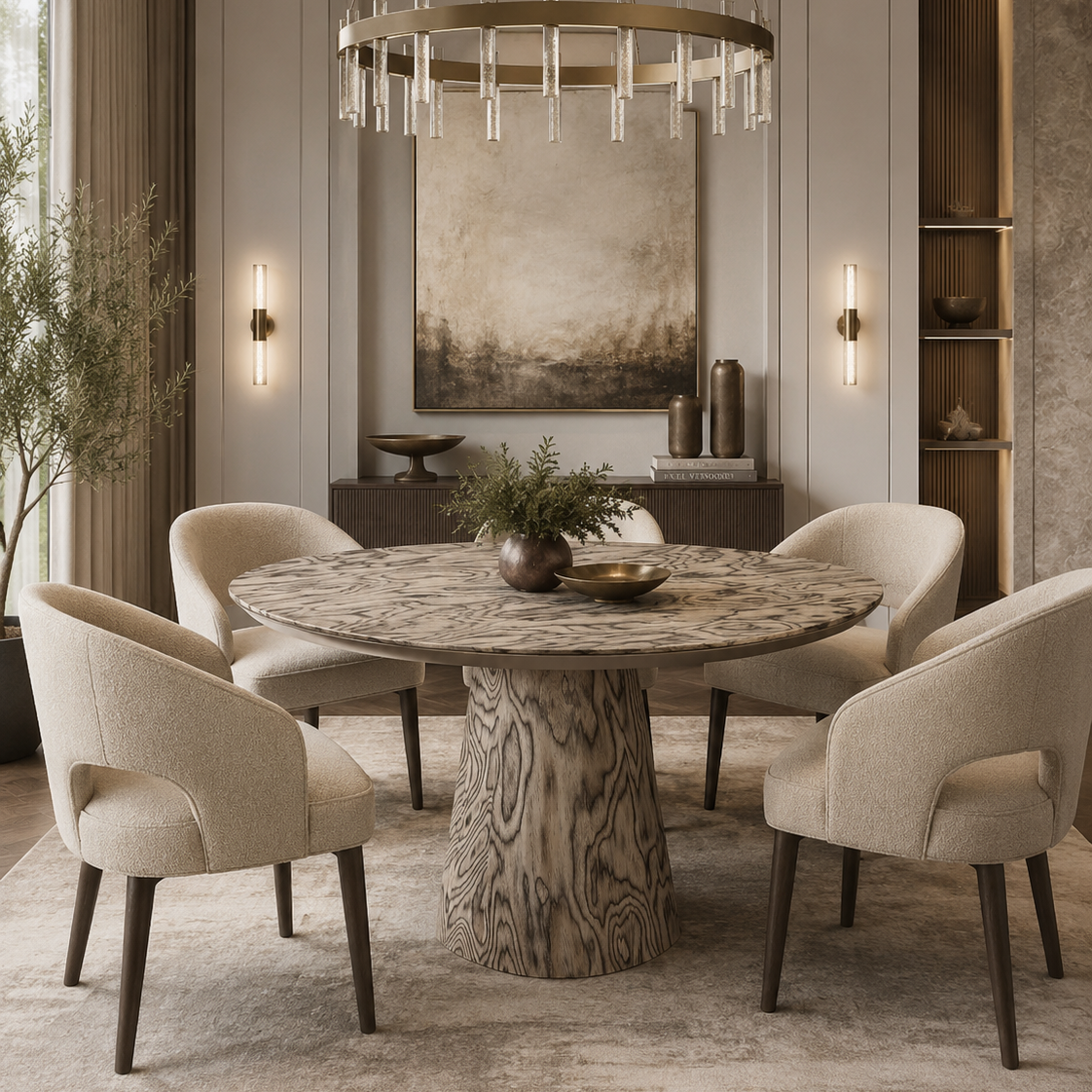 DB - ECLIPSE ROUND DINING TABLE