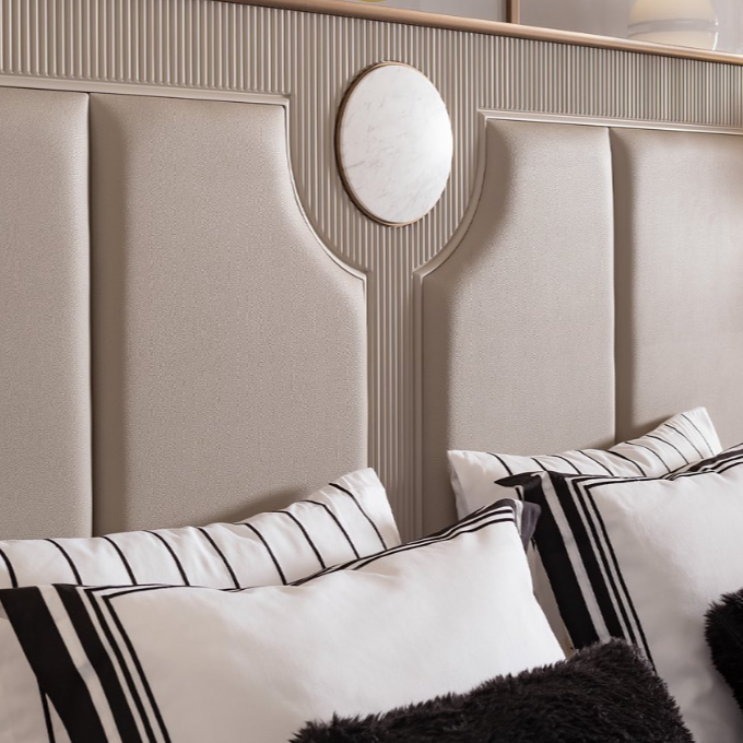 GB - ECRUE KING BED