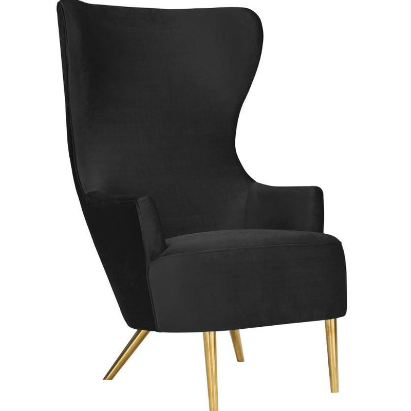 TV - JULIA BLACK WINGBACK CHAIR